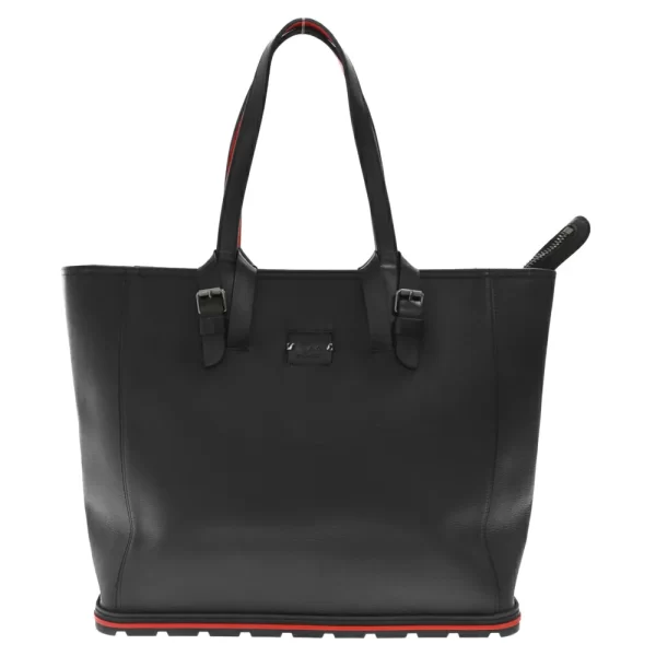 1 Christian Louboutin Kabiker Leather Tote Bag Black