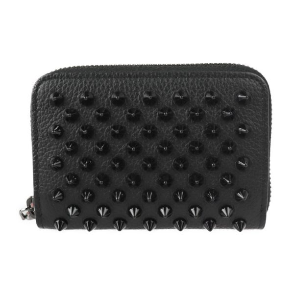 1 Christian Louboutin Coin Purse Panettone Black Spike Stud