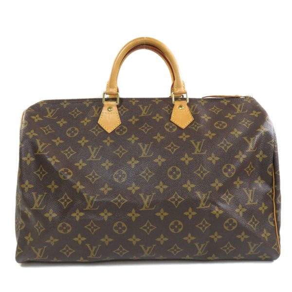 1 Louis Vuitton Speedy 40 Monogram Boston Bag Monogram Canvas