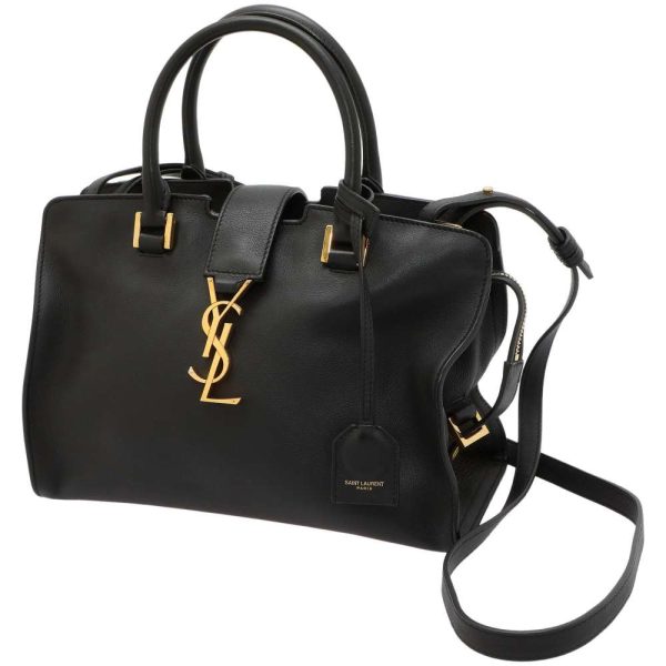 1 Saint Laurent Paris Handbag Baby Cabas YSL Black