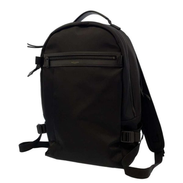 1 Saint Laurent Paris Rucksack Nylon Backpack Black