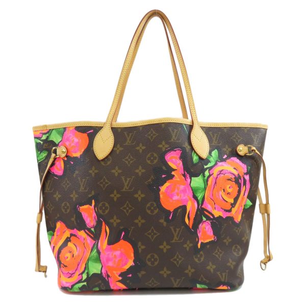 1 Louis Vuitton Neverfull MM Monogram Rose Tote Bag Monogram Canvas