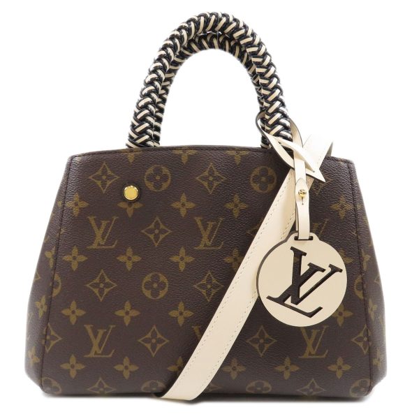 1 Louis Vuitton Montaigne BB Monogram Handbag Monogram Canvas