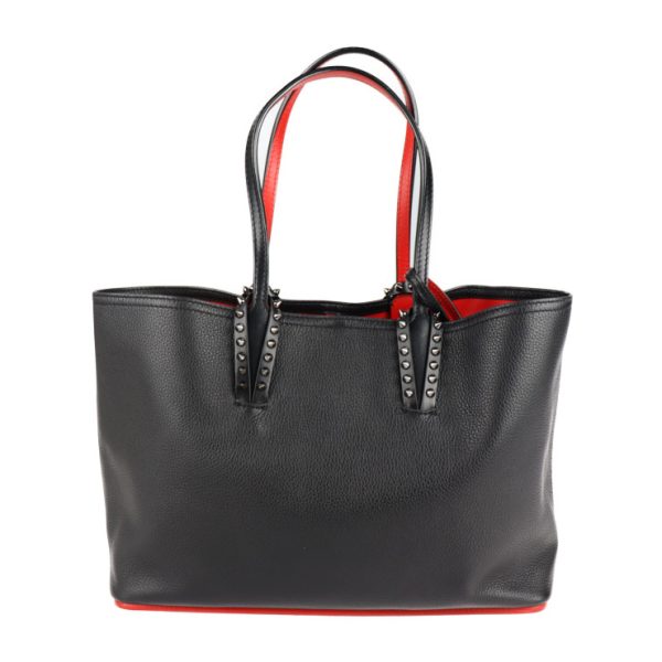 1 Christian Louboutin Cabata Small Tote Bag Calf Leather Black