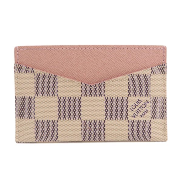 1 Louis Vuitton Porte Carte Sample Damier Azur Card Case Damier Canvas