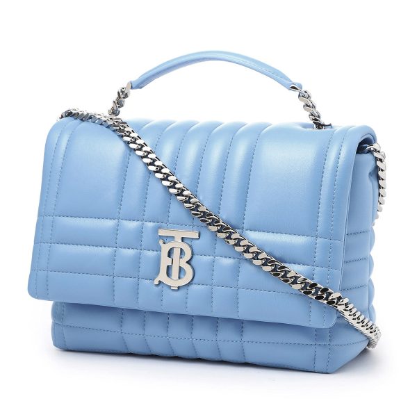 1 Burberry Shoulder Bag 2way Satchel Bag Blue