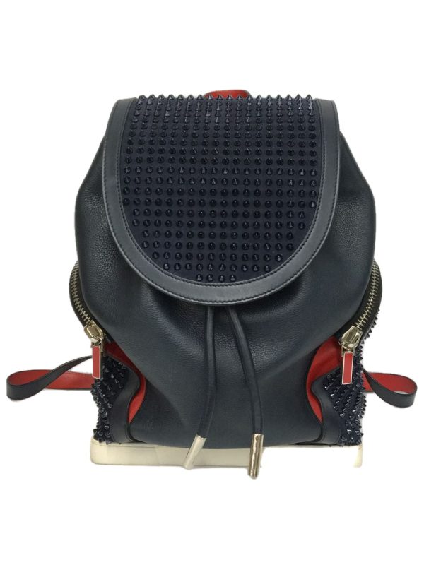 1 Christian Louboutin Backpack Leather Navy