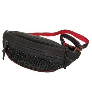1 Gucci Leather Belt Bag Web Stripe Black