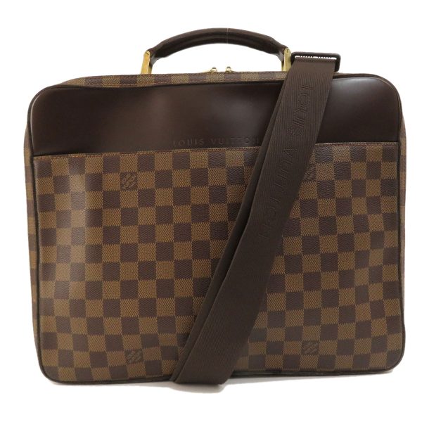 1 Louis Vuitton Porto Ordinatur Savana Damier Ebene Canvas