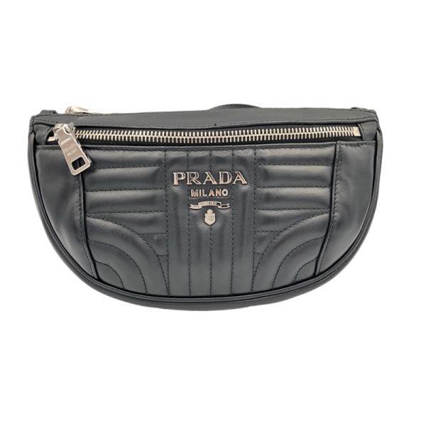 1 Prada Soft Belt Bag Body Bag Black