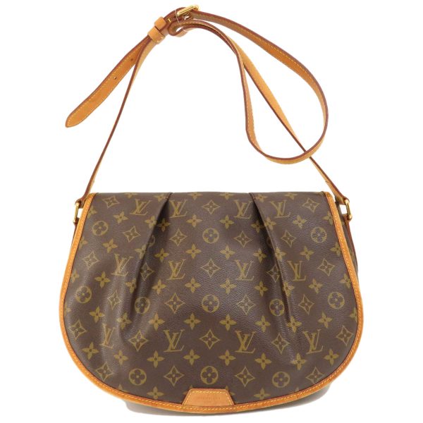 1 Louis Vuitton Menilmontant MM Monogram Shoulder Bag Monogram Canvas