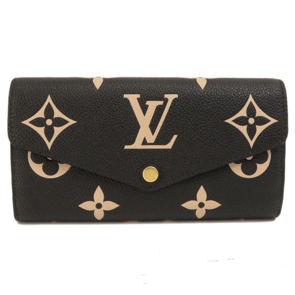 1 Louis Vuitton Portefeuille Sara Bicolor Long Wallet With Coin Purse Empreinte