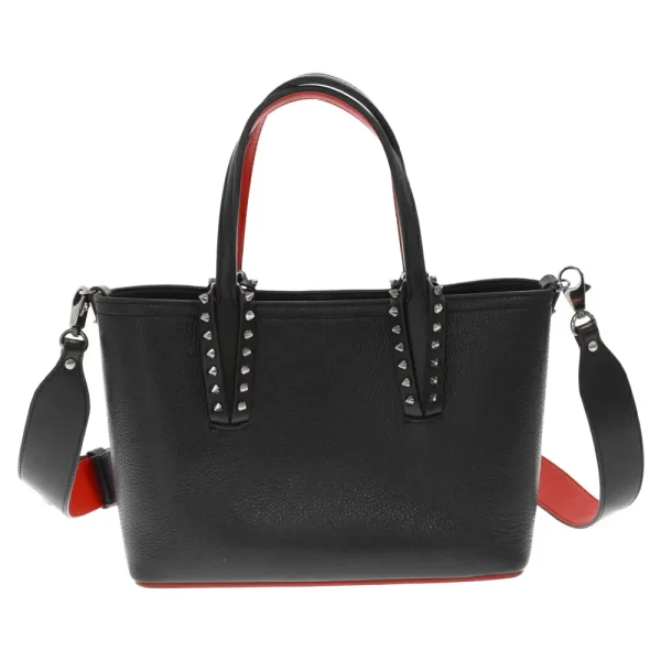 1 Christian Louboutin Kabata Spike Stud Mini Shoulder Bag Black