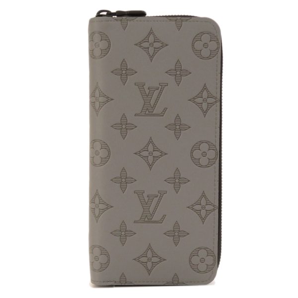 1 Louis Vuitton Zippy Wallet Vertical Monogram Shadow Long Wallet With Coin Purse Monogram Canvas