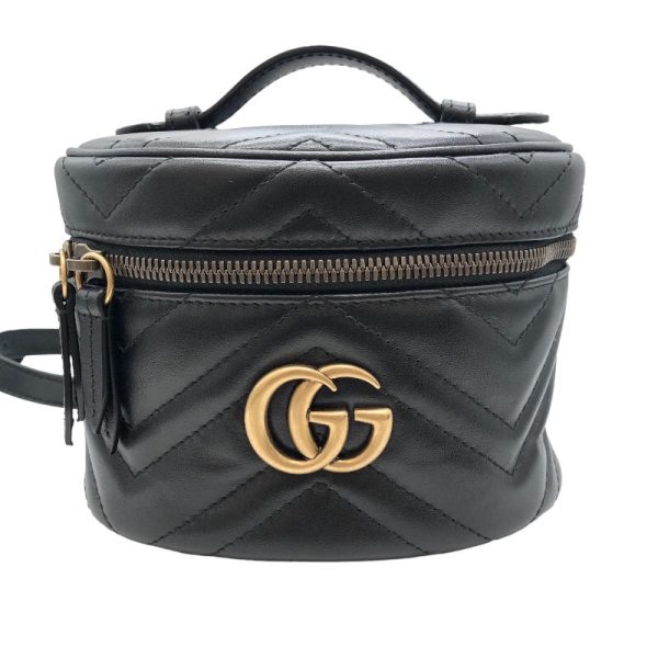 1 Gucci GG Marmont Backpack Rucksack Daypack Black