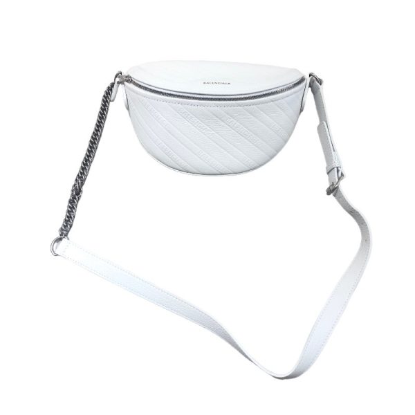 1 Balenciaga Bum Bag Body Bag Crossbody White