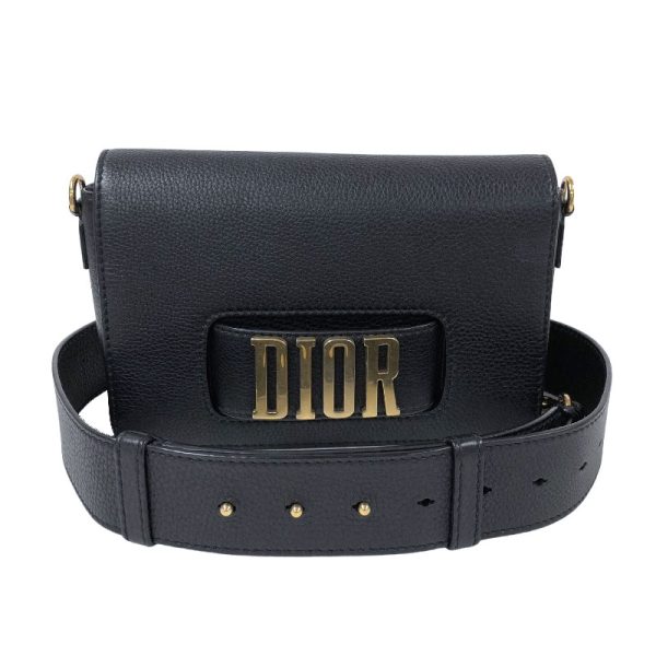 1 Christian Dior Evolution Shoulder Bag Leather Black