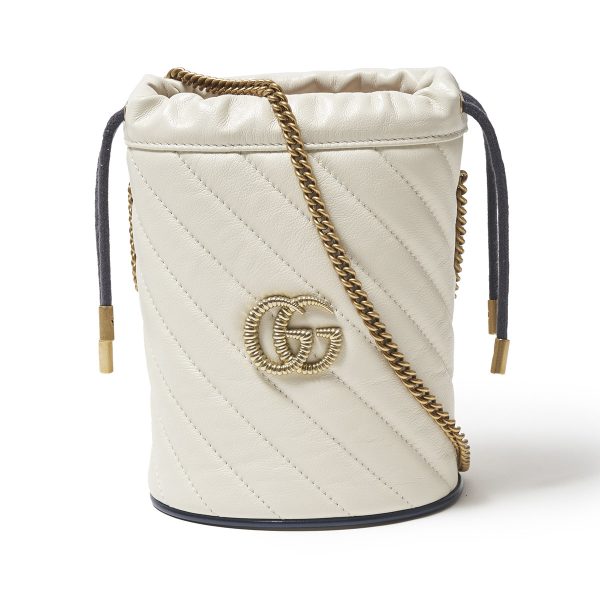 1 Gucci GG Marmont Shoulder Bag White