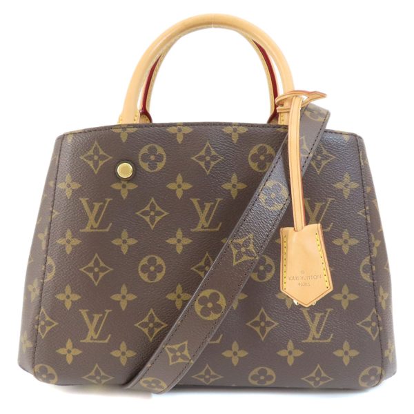 1 Louis Vuitton Montaigne BB Monogram Handbag Monogram Canvas