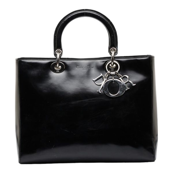 1 Dior Handbag Leather Black