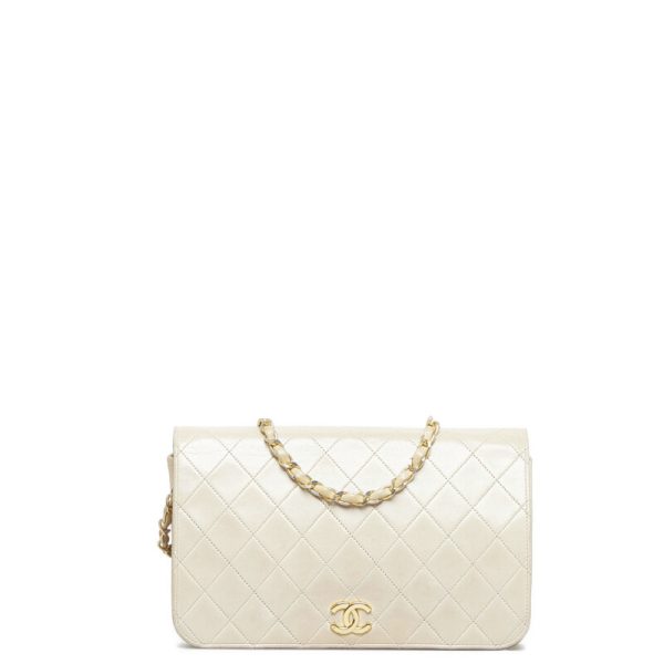 1 Chanel Coco Mark Chain Shoulder Bag Beige