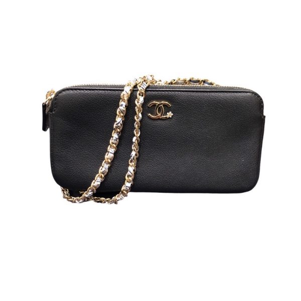 1 Chanel Chain Wallet Calf Shoulder Bag