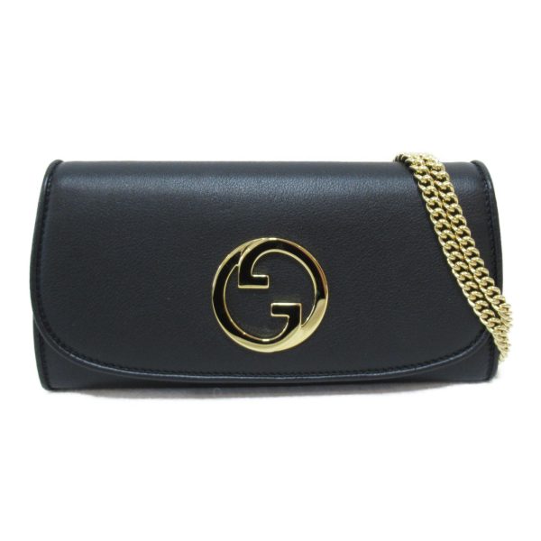 1 Gucci Shoulder Bag Leather Black