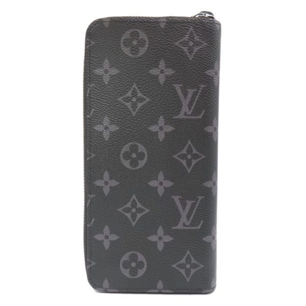 1 Louis Vuitton Zippy Wallet Vertical Monogram Eclipse Long Wallet With Coin Purse