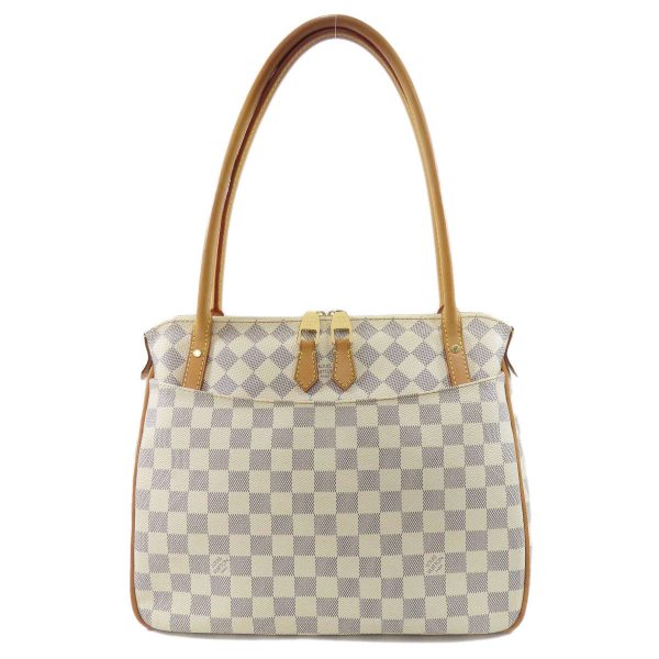 1 Louis Vuitton Figeri Damier Azur Tote Bag Damier Canvas