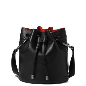 1 Christian Louboutin Shoulder Bag Bucket Bag Black