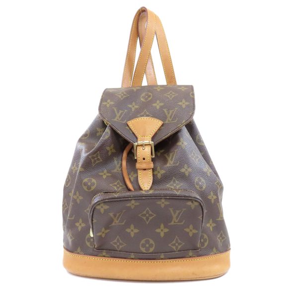 1 Louis Vuitton Montsouris MM Monogram Backpack Daypack Monogram Canvas