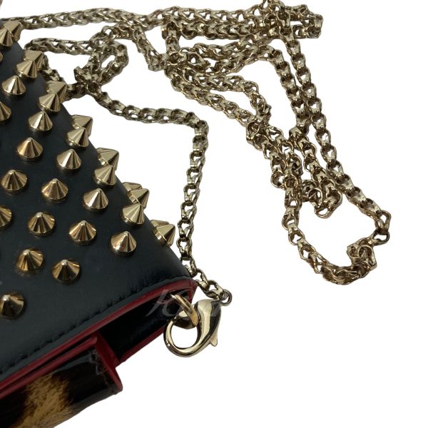 11 Christian Louboutin Studded Chain Shoulder Bag Black