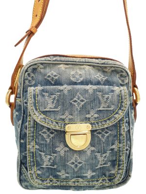 1923194460018 Louis Vuitton Montaigne MM Handbag Shoulder Bag Emplant Noir Black