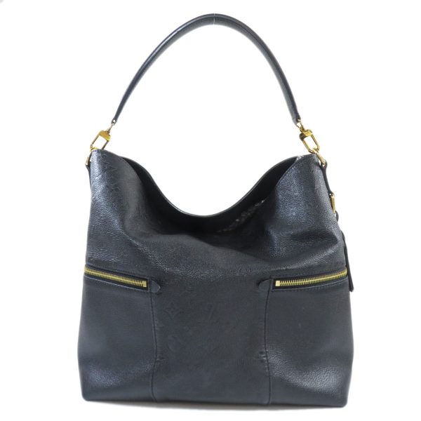 2 Louis Vuitton Melie Empreinte Hobo Bag Black