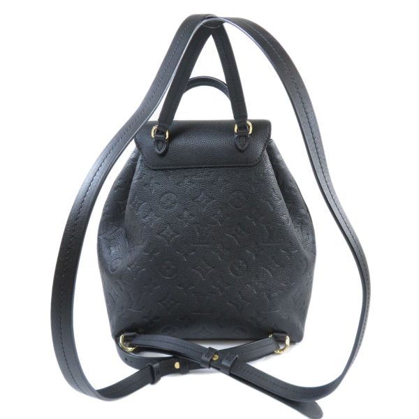 2 Louis Vuitton Montsouris PM Noir RucksackDaypack Empreinte