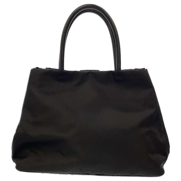 2 Prada Handbag Ribbon Nylon Shoulder Bag Black