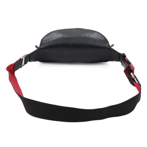 2 Christian Louboutin Bag Body Bag Waist Bag Leather Black