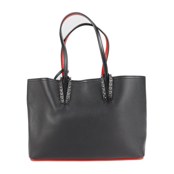 2 Christian Louboutin Cabata Small Tote Bag Calf Leather Black