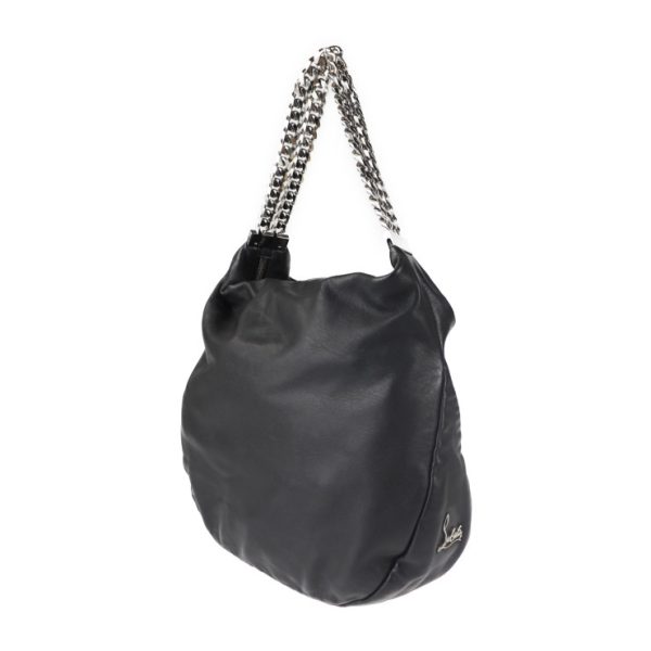 2 Christian Louboutin Shoulder Bag Leather Black