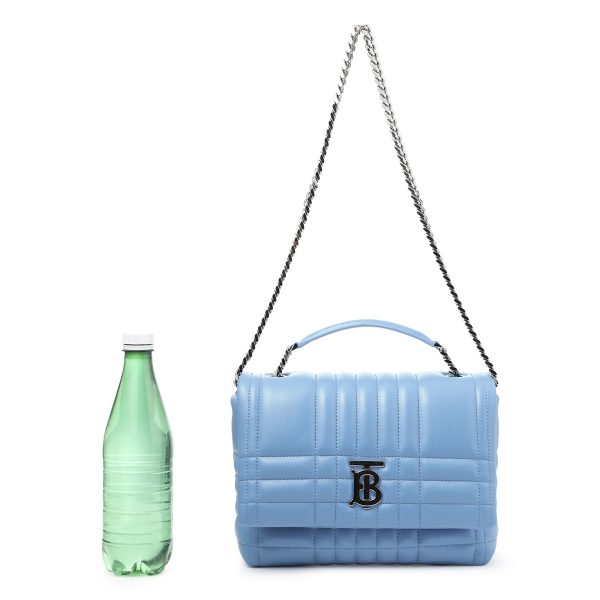 2 Burberry Shoulder Bag 2way Satchel Bag Blue