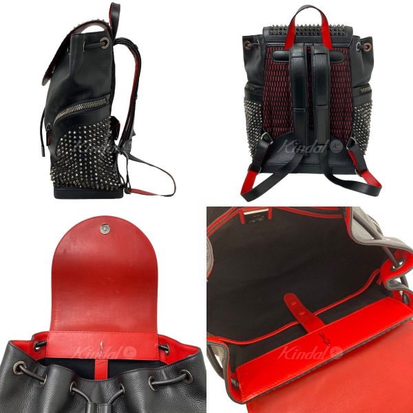 2 Christian Louboutin Explorafunk Backpack Black