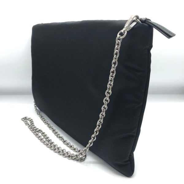 2 Prada Chain Shoulder Bag Black