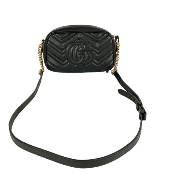 2 Gucci GG Marmont Shoulder Bag Black