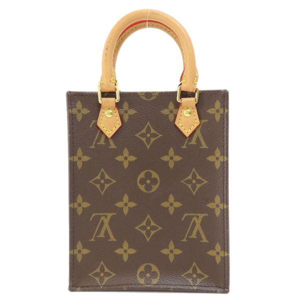 2 Louis Vuitton Petite Sac Plat Monogram Handbag Monogram Canvas