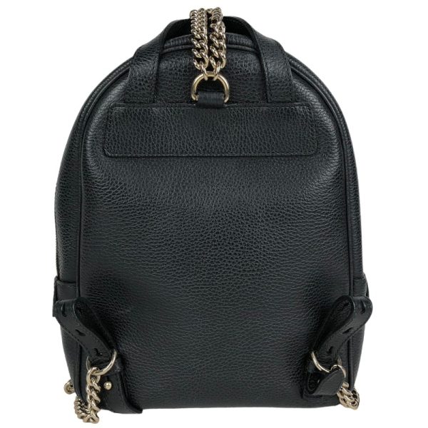 2 Gucci Soho Chain Rucksack Daypack Black