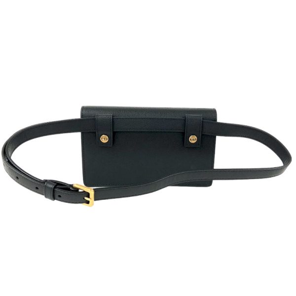 2 Christian Dior Saddle Waist Bag Black