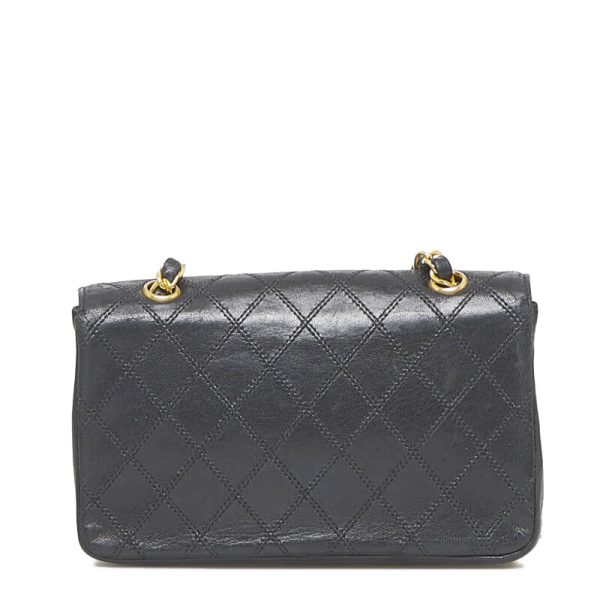 2 Chanel Decacoco Cocomark Bicolore Chain Shoulder Bag Black