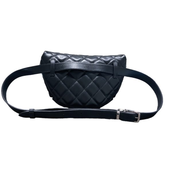 2 Chanel Matelasse Waist Bag Black