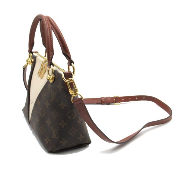 2 Louis Vuitton V Tote BB 2way Shoulder Bag Monogram Brown