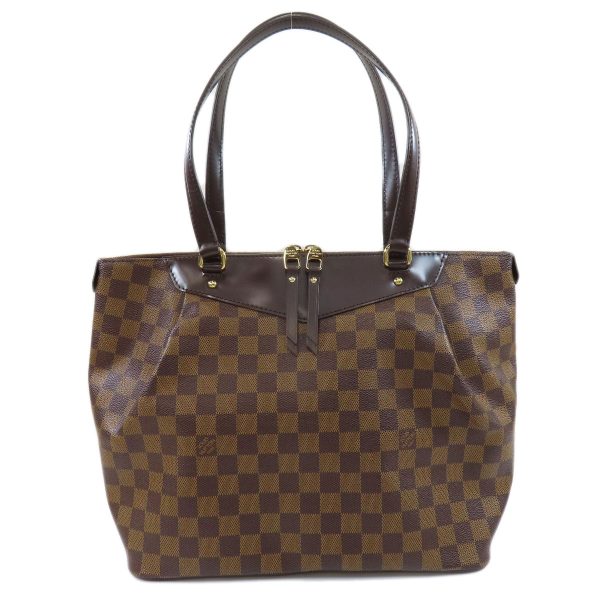 2 Louis Vuitton Westminster GM Damier Ebene Tote Bag Damier Canvas